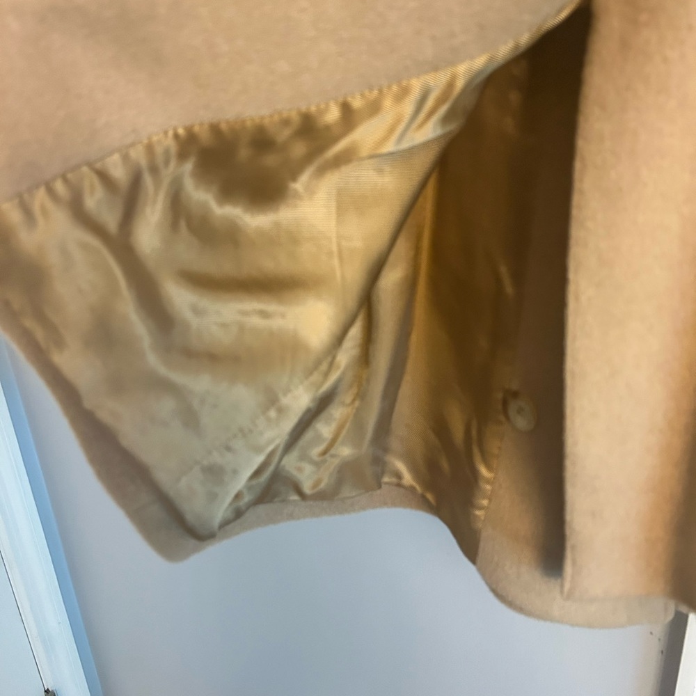 Camel Hair Pea Coat from Italy